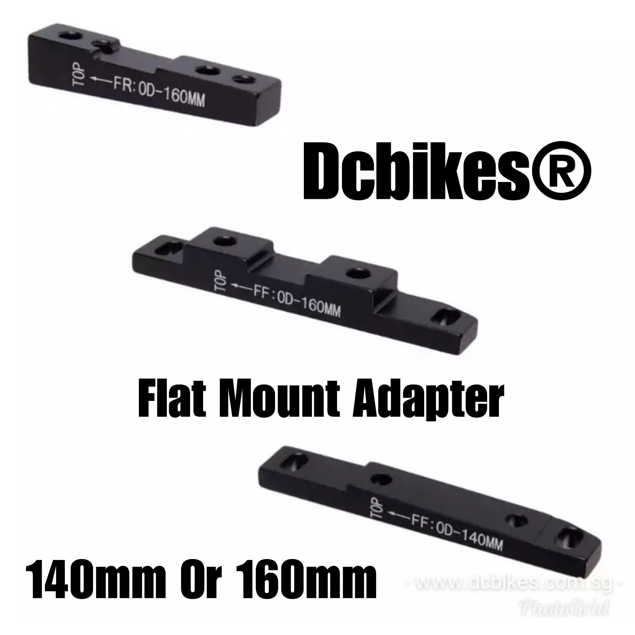 140mm | 160mm MTB Road Cyclocross CX Front Rear Flat Mount Disc Brake Adapter