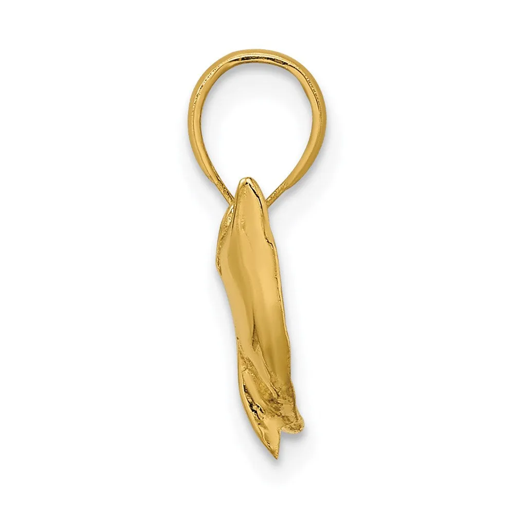 14K Jumping Dolphin Charm