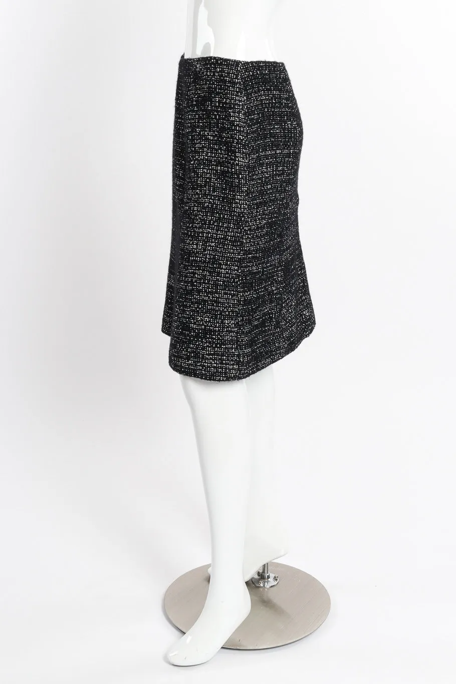 2002 F/W Bouclé Tweed Jacket & Skirt Set
