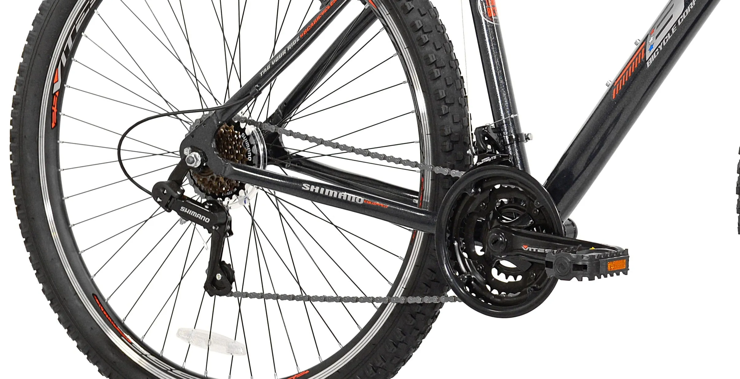 29" Mountain Bike, Gray/Orange