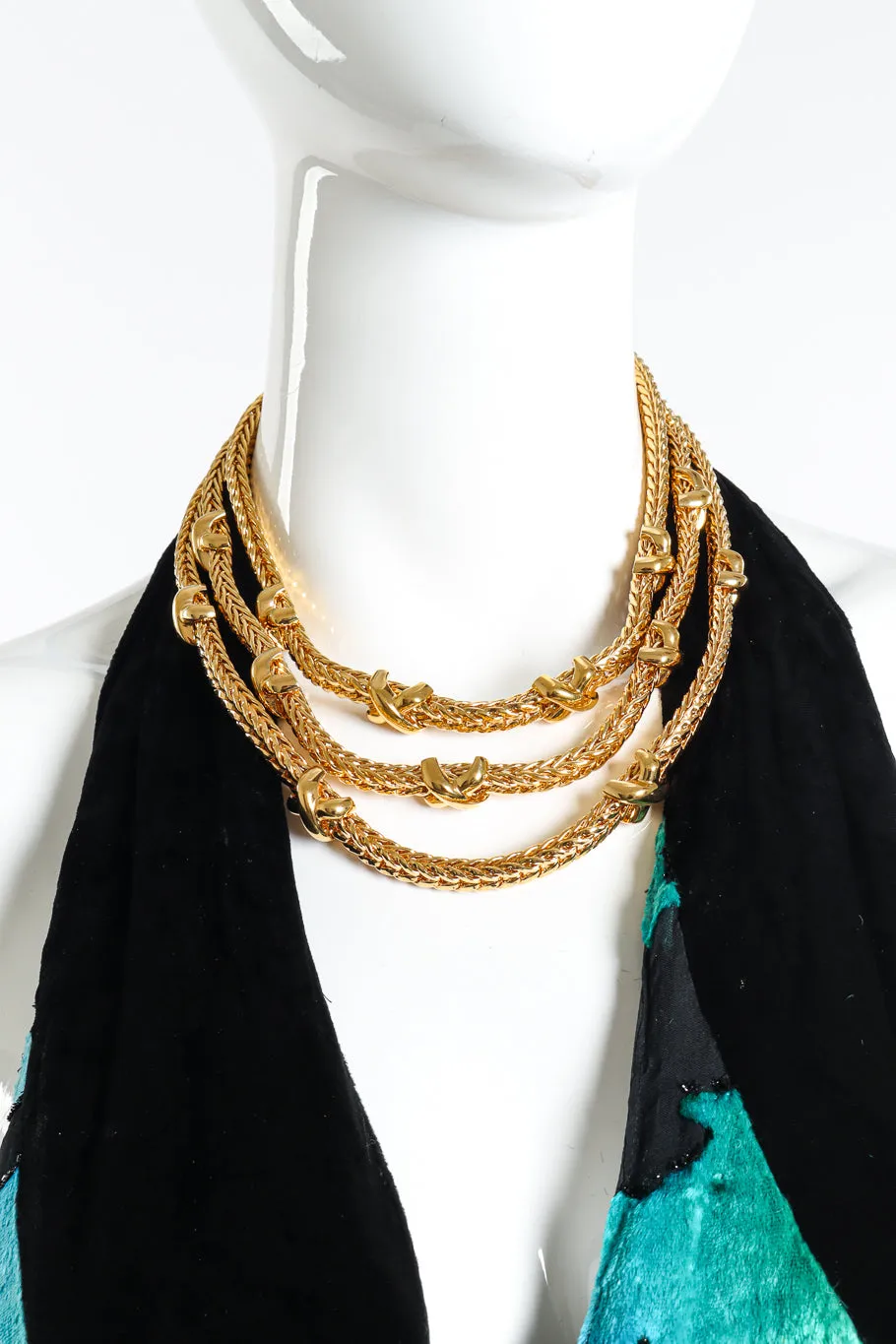 3-Strand X Necklace