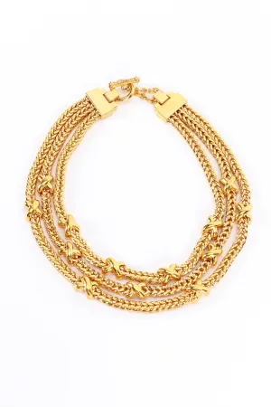 3-Strand X Necklace