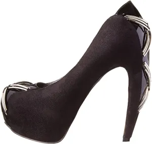 5.5'' Velvet platform pump (ES-BP575-Cheryl Final Sale)