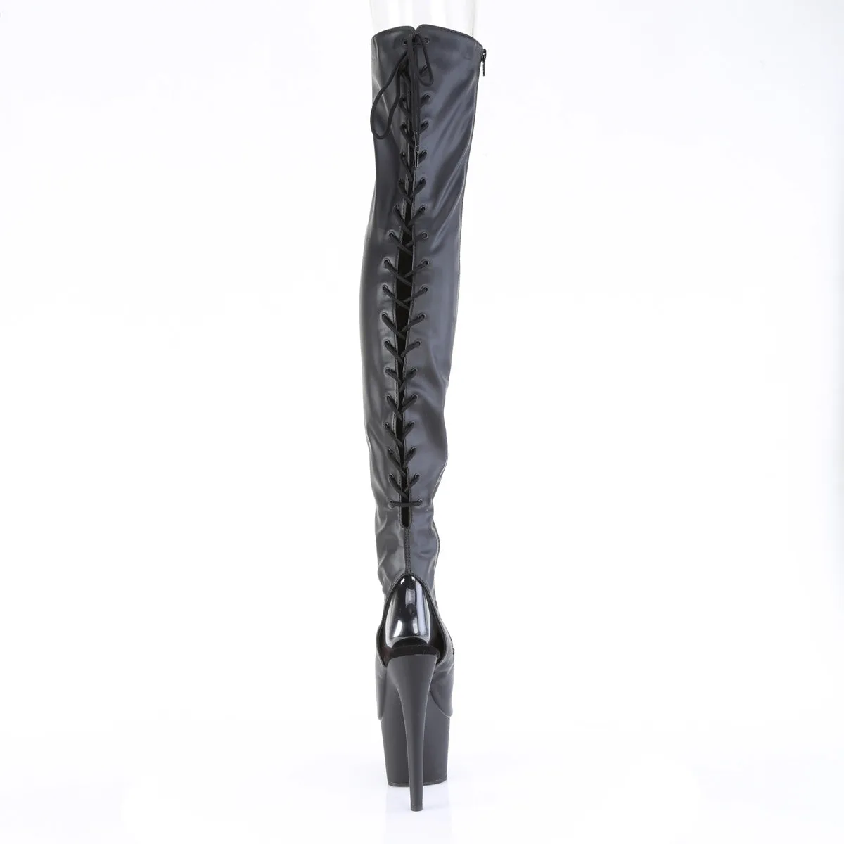 ADORE-3017  Black Stretch Faux Leather