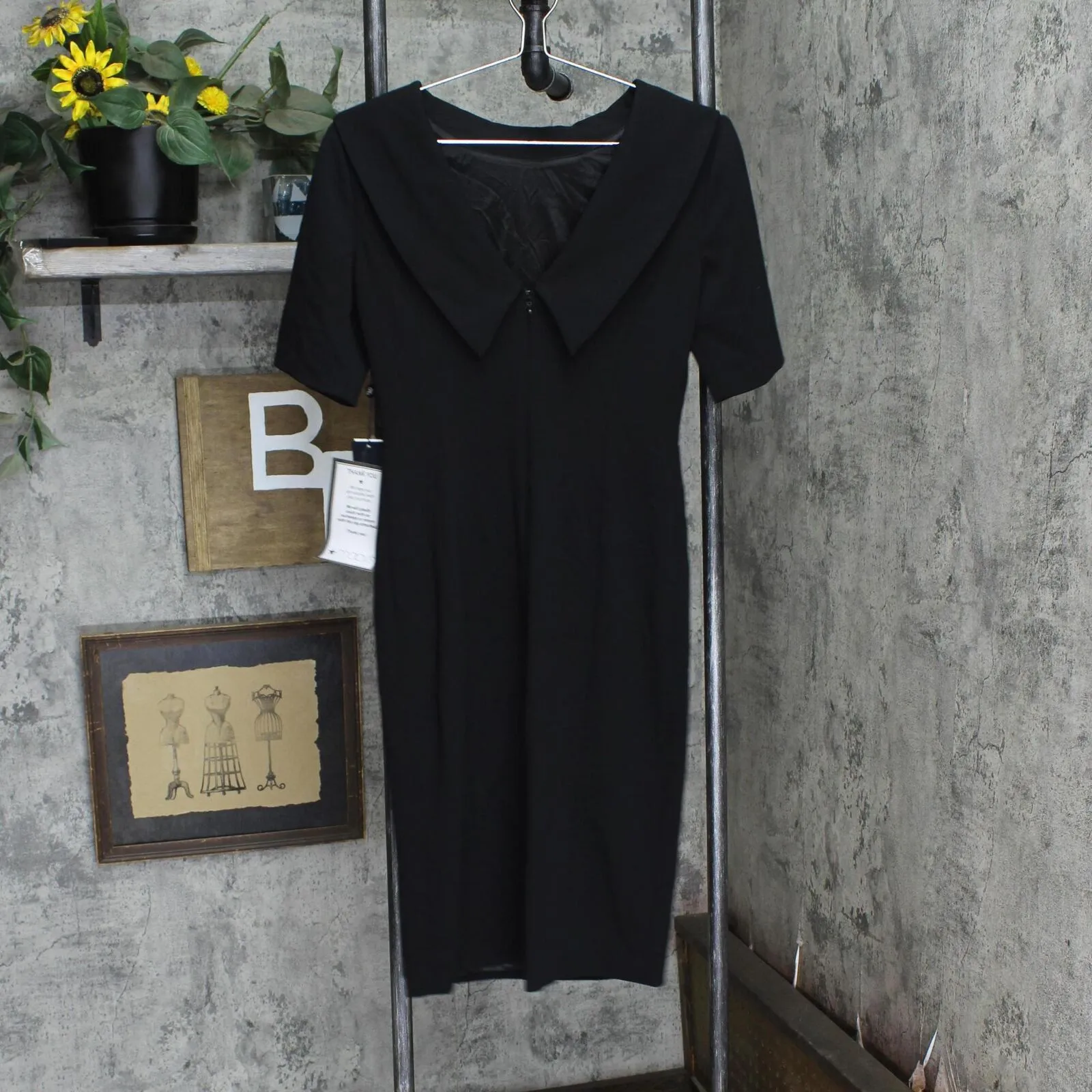 Adrianna Papell Women's Roll Neck Sheath with V Back Dress AP1D101960