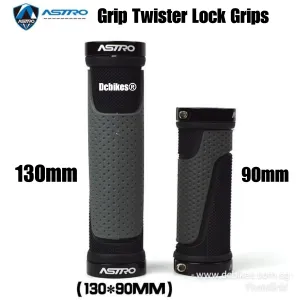 Astro 90mm X 130mm MTB Cosmic Lock On Twist Shifter Grips