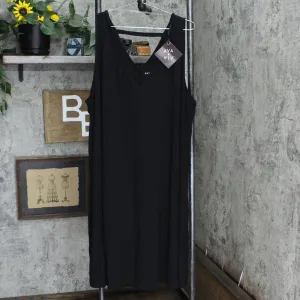 Ava & Viv Women's Plus Size Knit Tank Dress Black 3X
