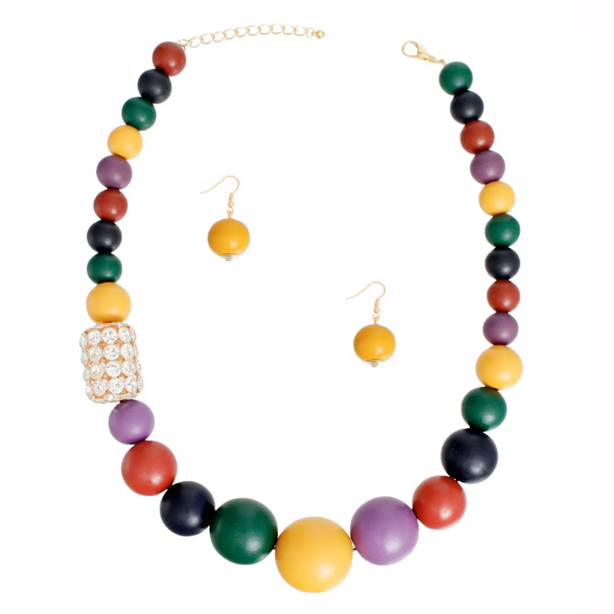 Bead Necklace Wood Set