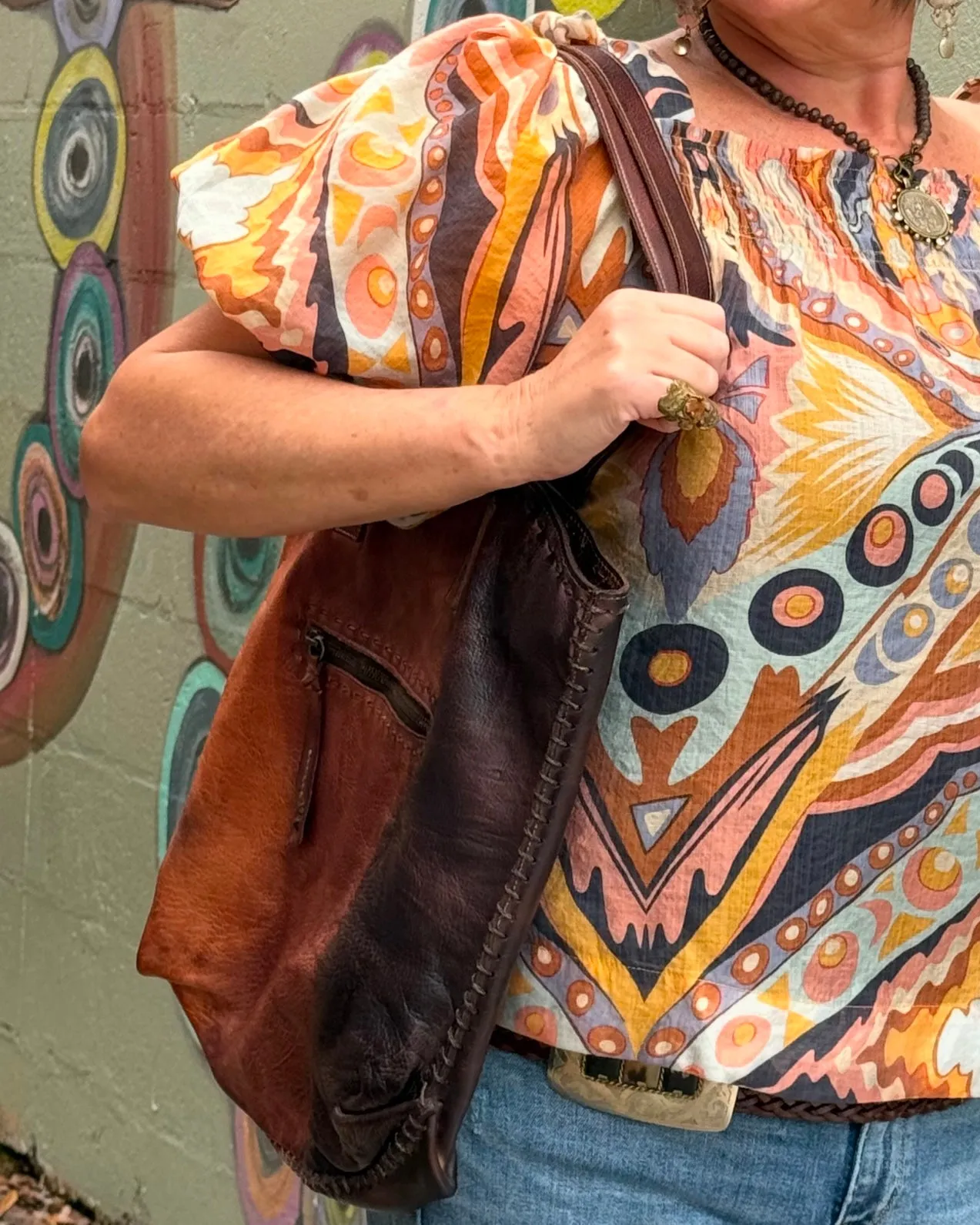 Bed Stü Skye II Leather Tote