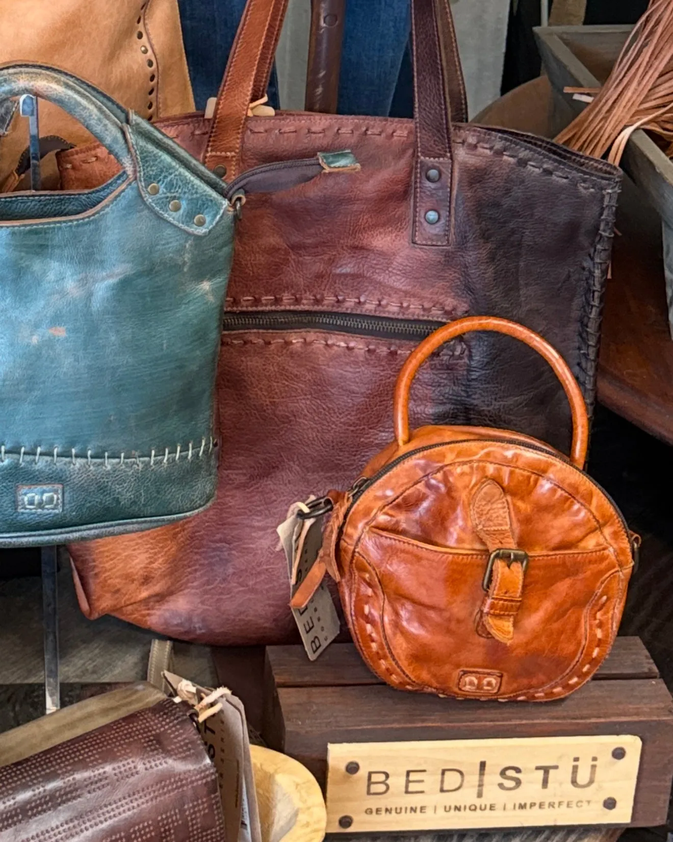 Bed Stü Skye II Leather Tote