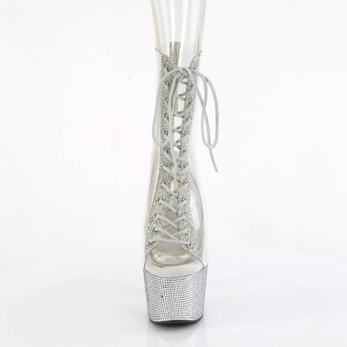 BEJEWELED-1016C-2-7  Clear-RS/Silver RS