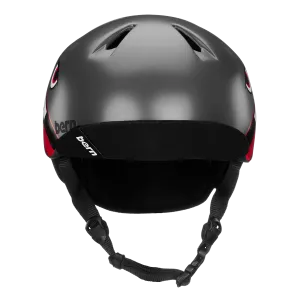 Bern Nino Satin Grey Flying Tiger w/ Flip Visor