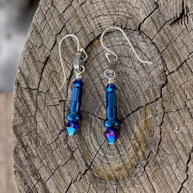 Bicycle parts earrings