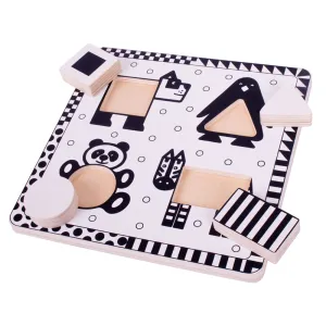 BIGJIGS | Black & White Animal Puzzle