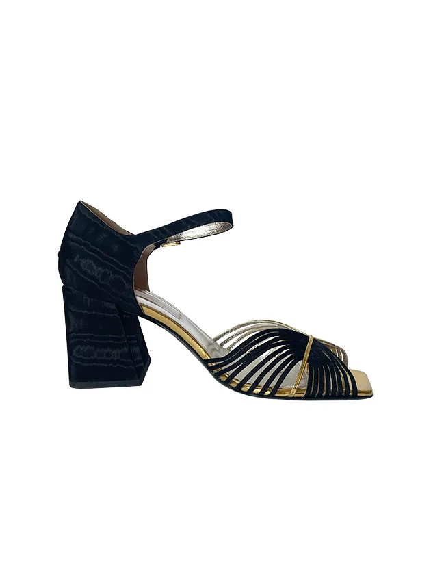 BITONE HIGH HEEL 70s SANDAL