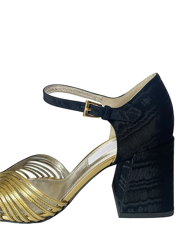 BITONE HIGH HEEL 70s SANDAL