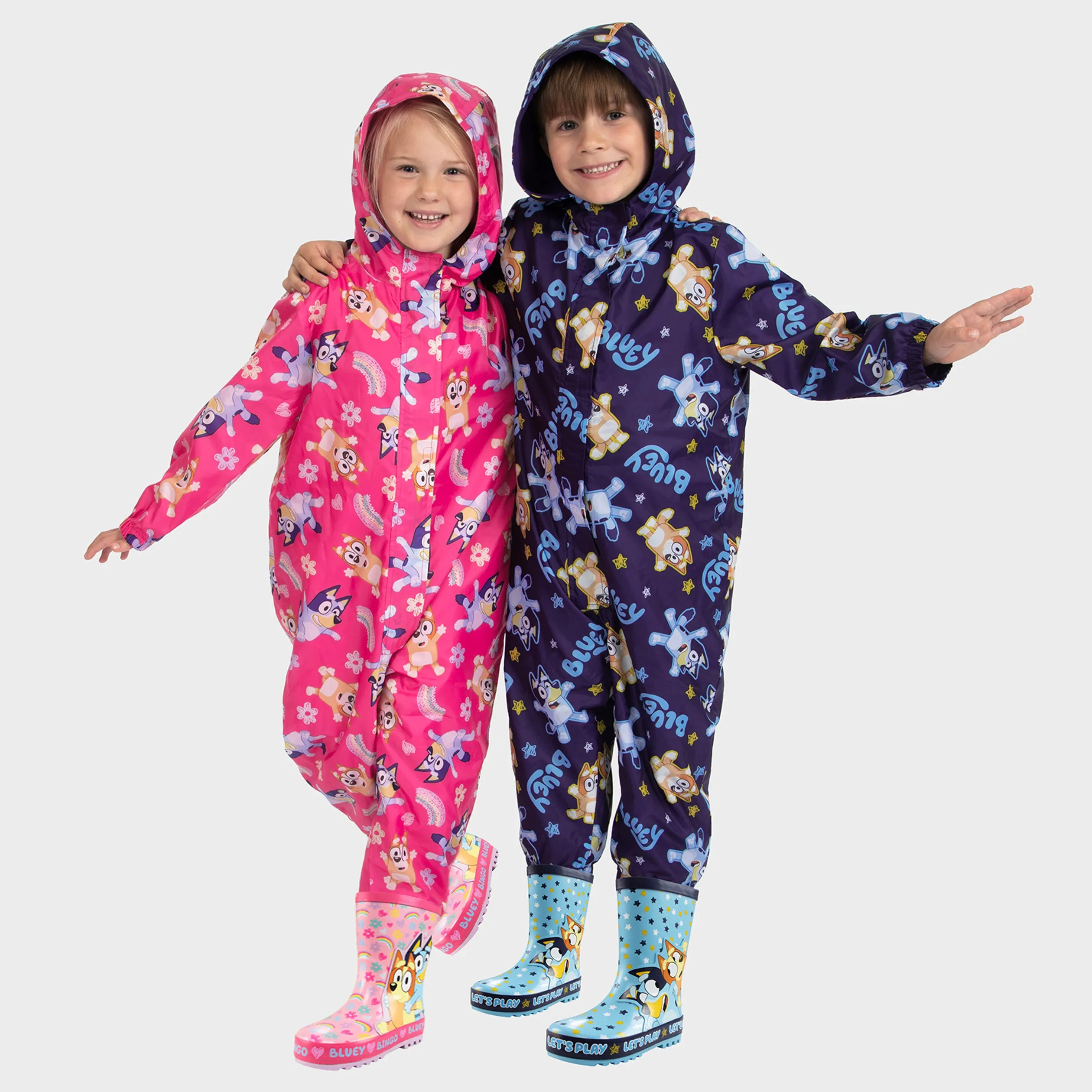 Bluey and Bingo Rain Suit