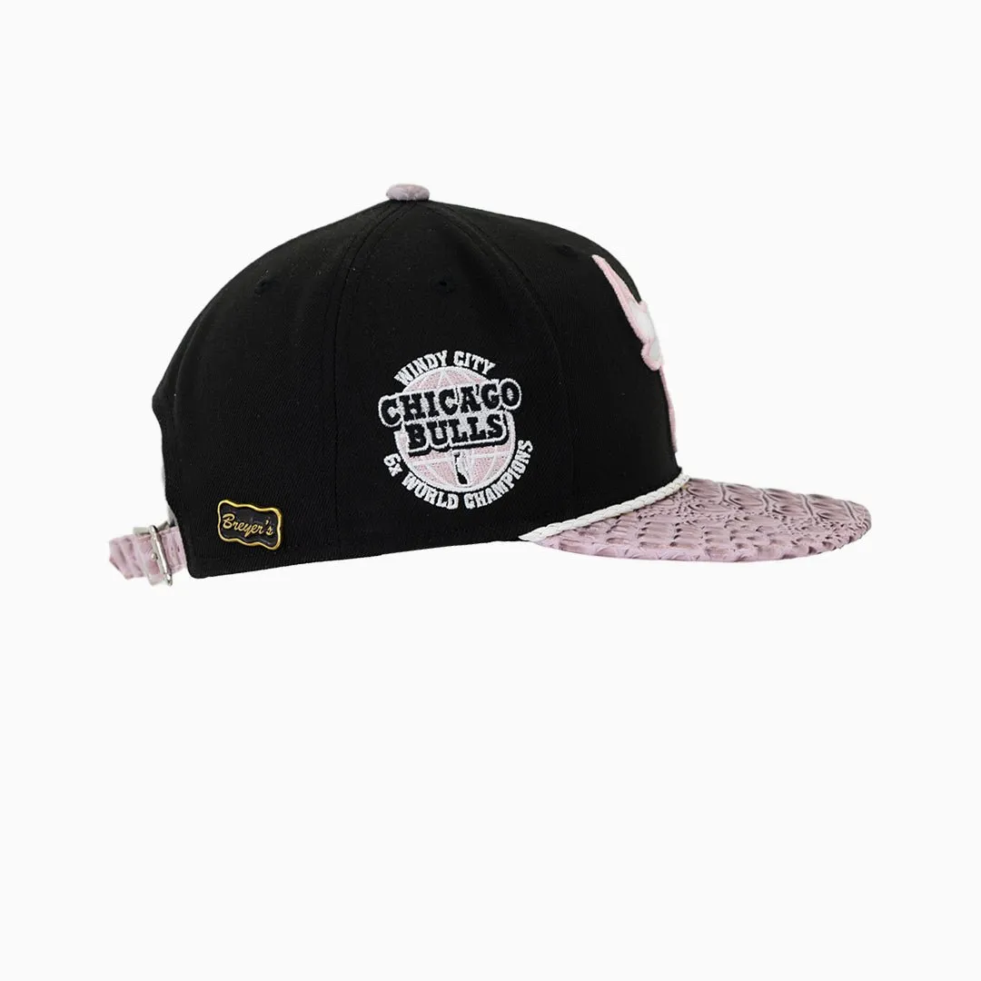 Breyer's Buck 50 Chicago Bulls Hat With Leather Visor