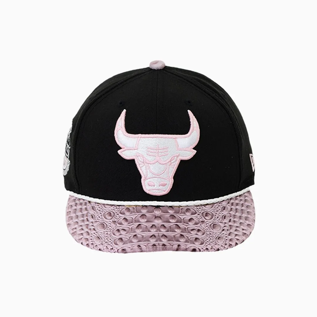 Breyer's Buck 50 Chicago Bulls Hat With Leather Visor