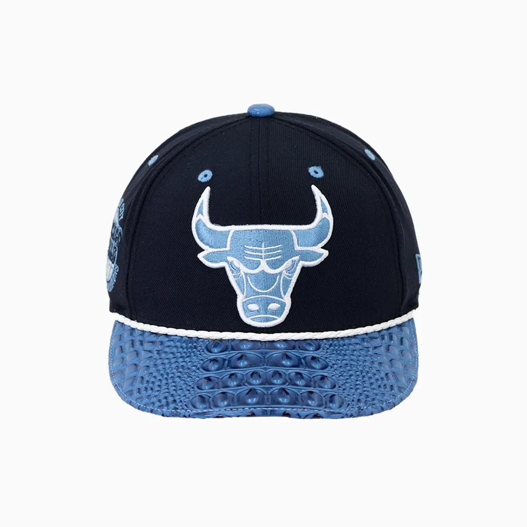 Breyer's Buck 50 Chicago Bulls Hat With Leather Visor
