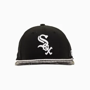Breyer's Buck 50 Chicago White Sox Trucker Hat With Leather Visor