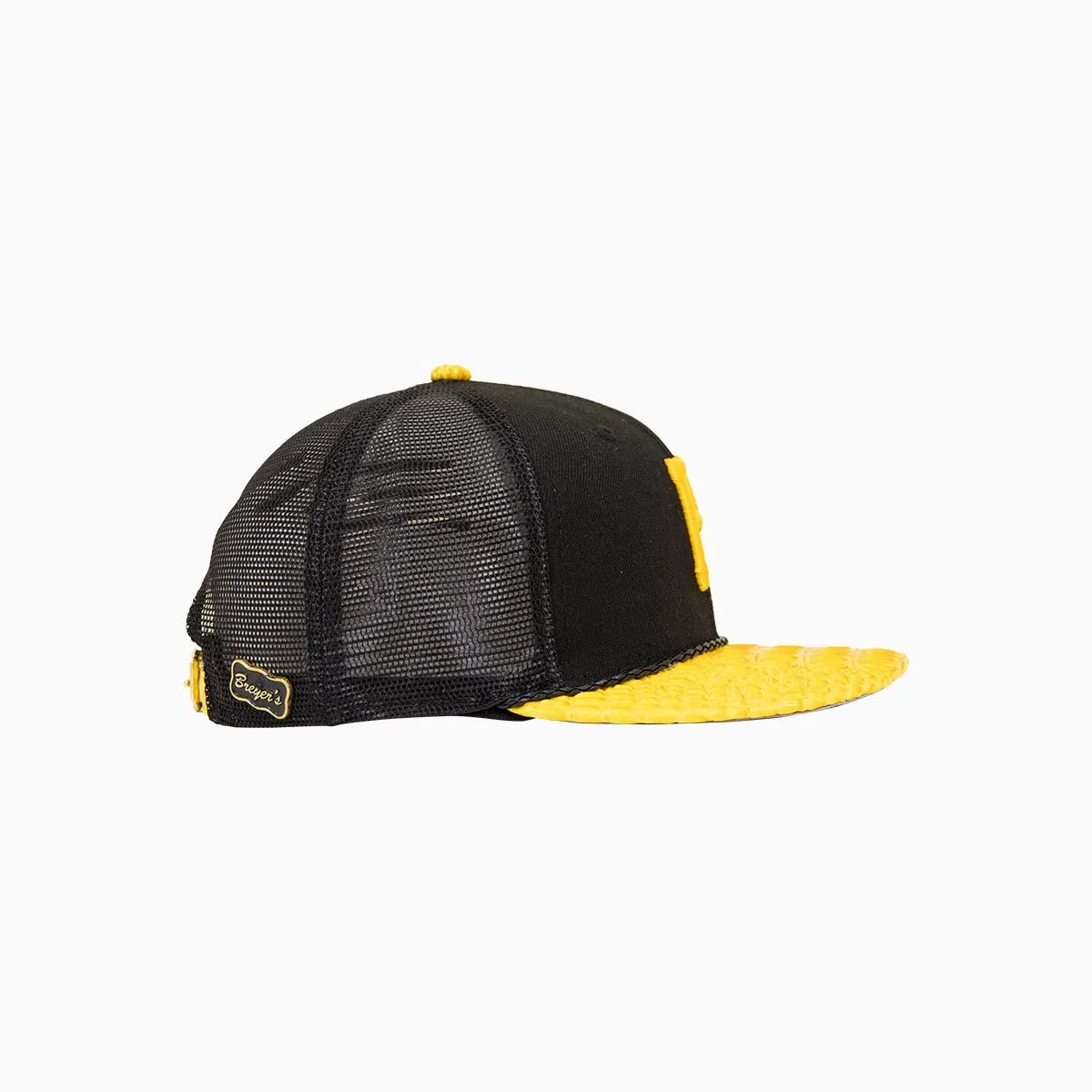 Breyer's Buck 50 Pittsburgh Pirates Trucker Hat With Leather Visor