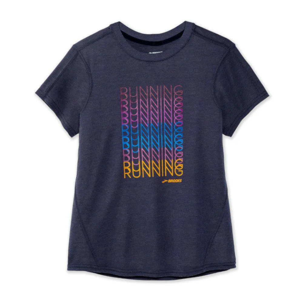 Brooks Women's Distance Graphic Short Sleeve Shirt
