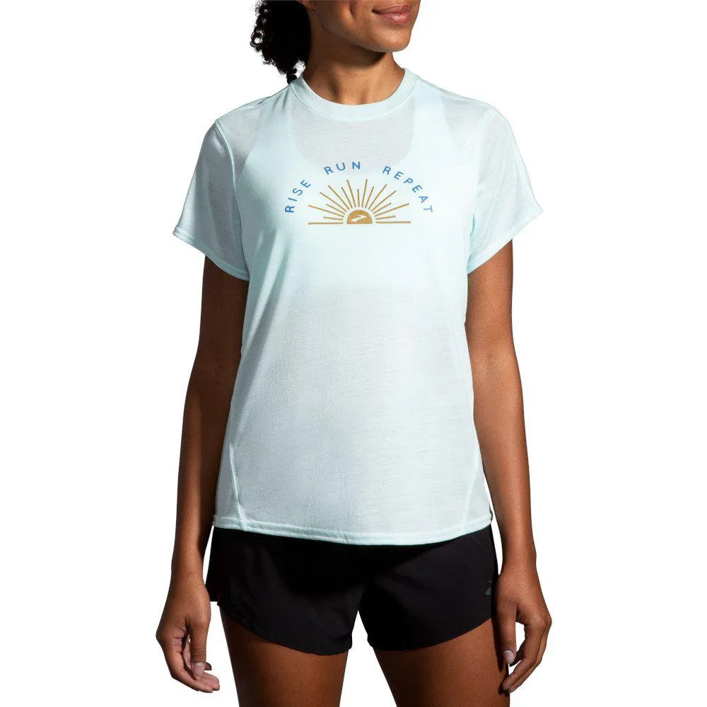 Brooks Women's Distance Graphic Short Sleeve Shirt