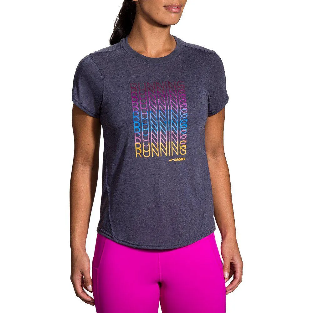 Brooks Women's Distance Graphic Short Sleeve Shirt