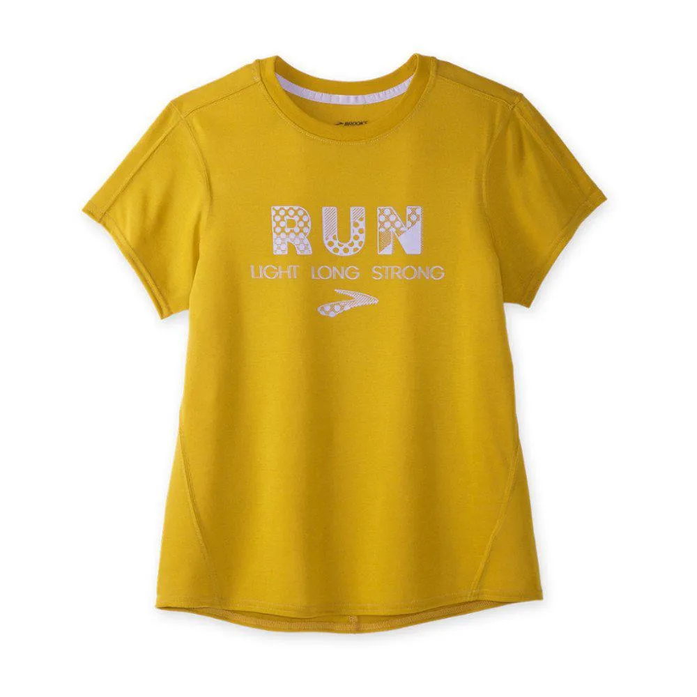 Brooks Women's Distance Graphic Short Sleeve Shirt