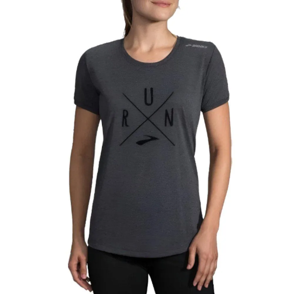 Brooks Women's Distance Graphic Short Sleeve Shirt
