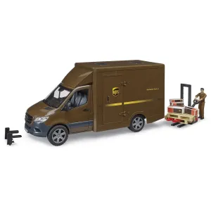Bruder MB Sprinter UPS with Driver & Accessories
