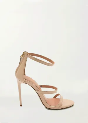 Calypso Strap Heel in Nude