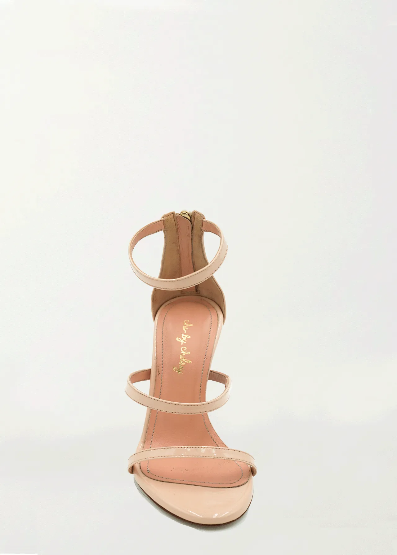 Calypso Strap Heel in Nude