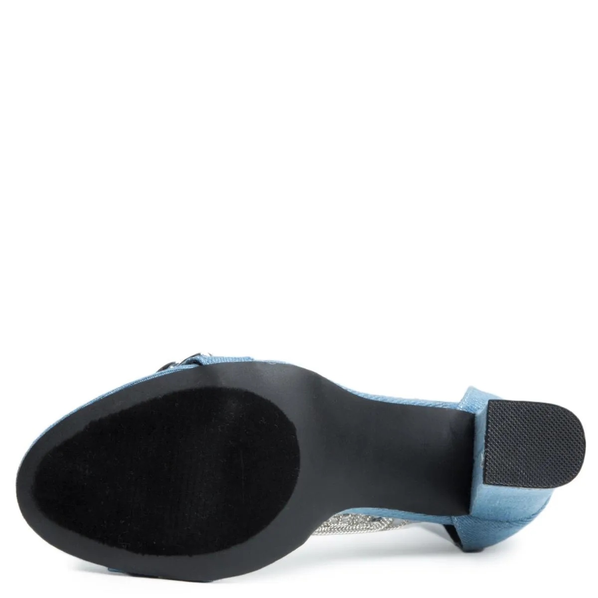 Cape Robbin Ekko-5 Denim High Heel Denim Blue