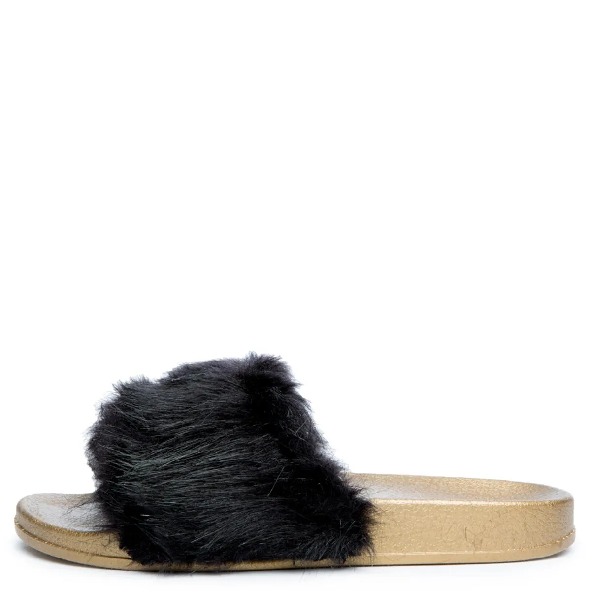 Cape Robbin Moira-5  Black Gold Slide Black/Gold