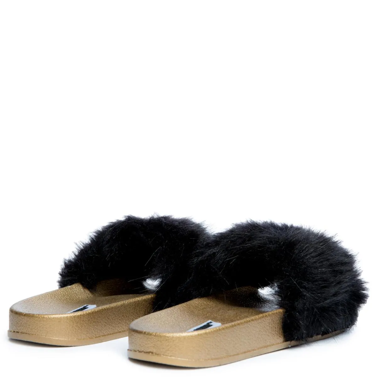 Cape Robbin Moira-5  Black Gold Slide Black/Gold