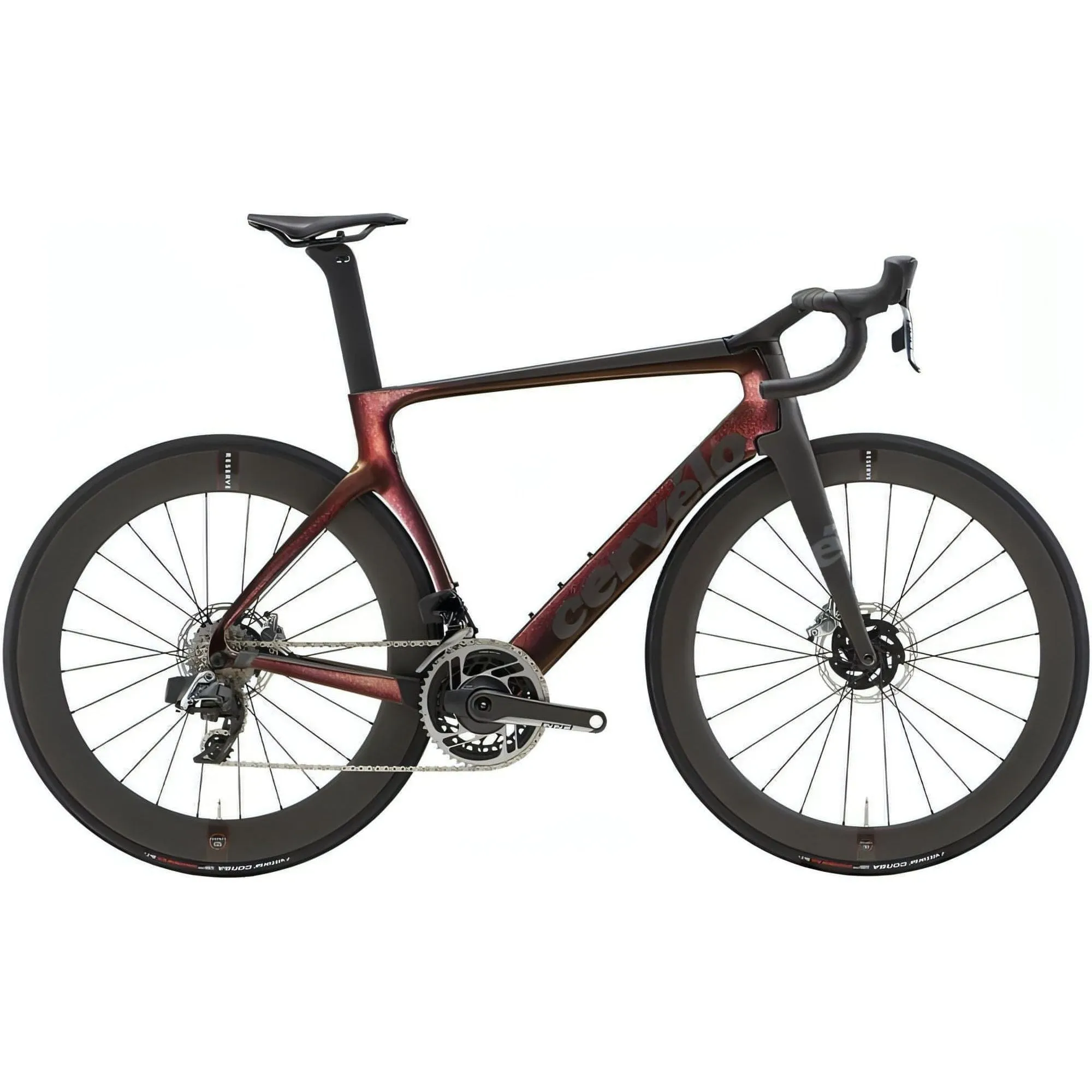 Cervelo S5 Red eTAP AXS Disc Carbon Road Bike 2022 - Iron Oxide