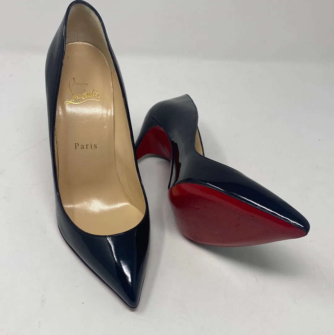 Christian Louboutin Black Patent Leather So Kate