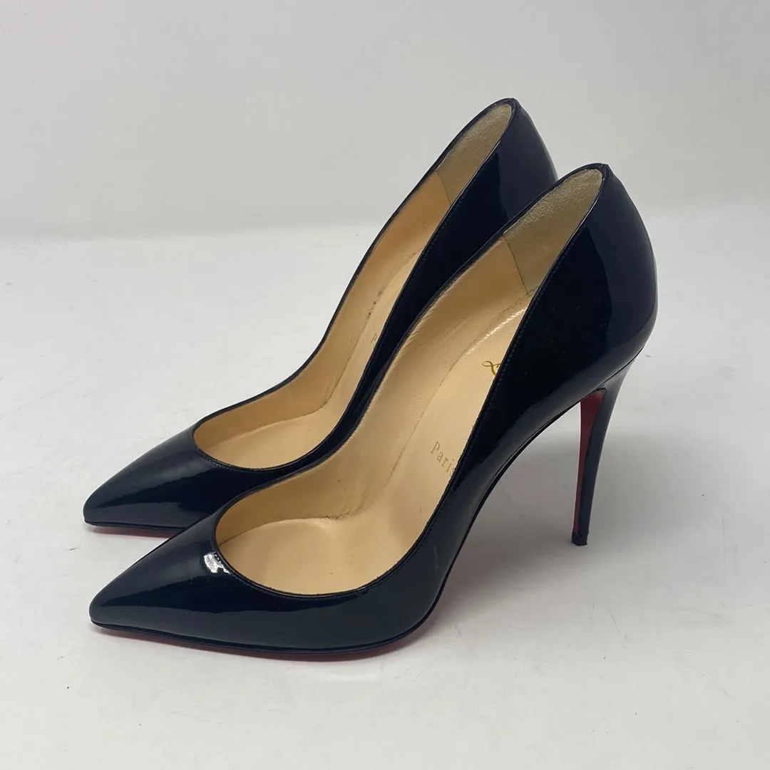 Christian Louboutin Black Patent Leather So Kate