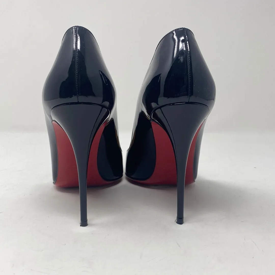 Christian Louboutin Black Patent Leather So Kate