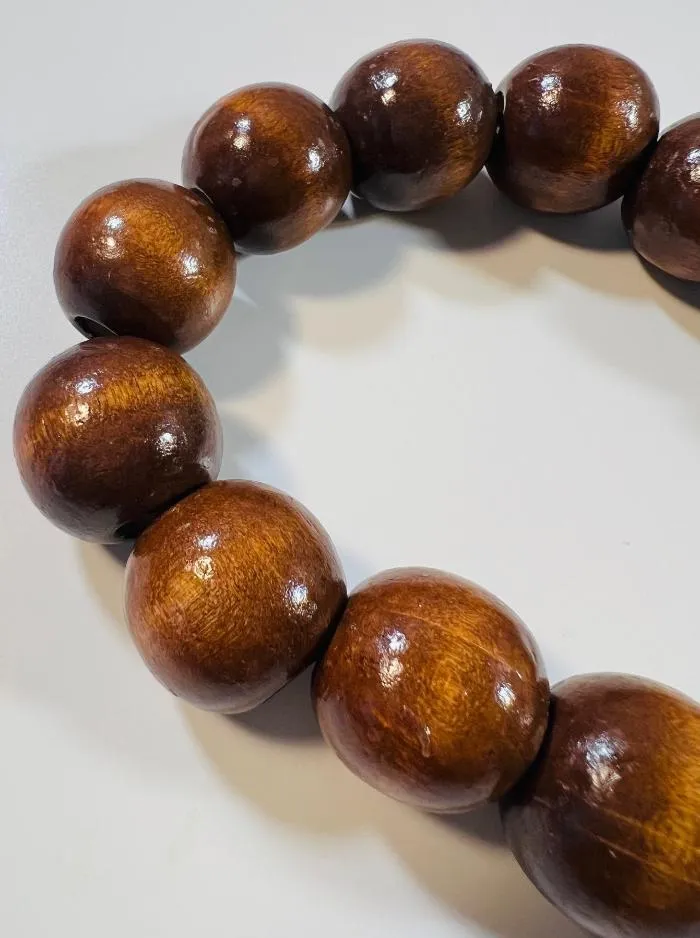Chunky Brown & Tan Necklace