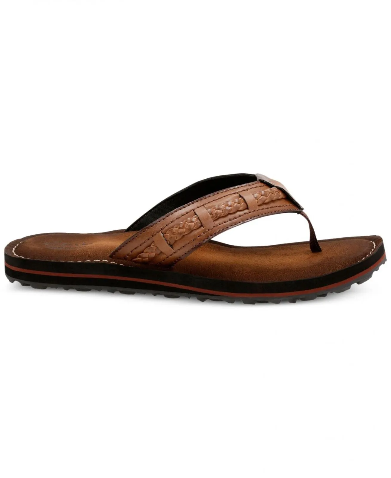 Clarks Women's Fenner Nerice Flip Flop 26125111 Honey Brown 8M
