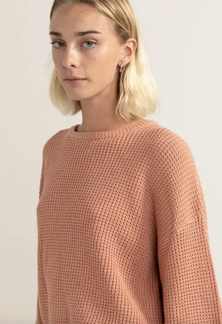 Classic Knit Jumper - Rose