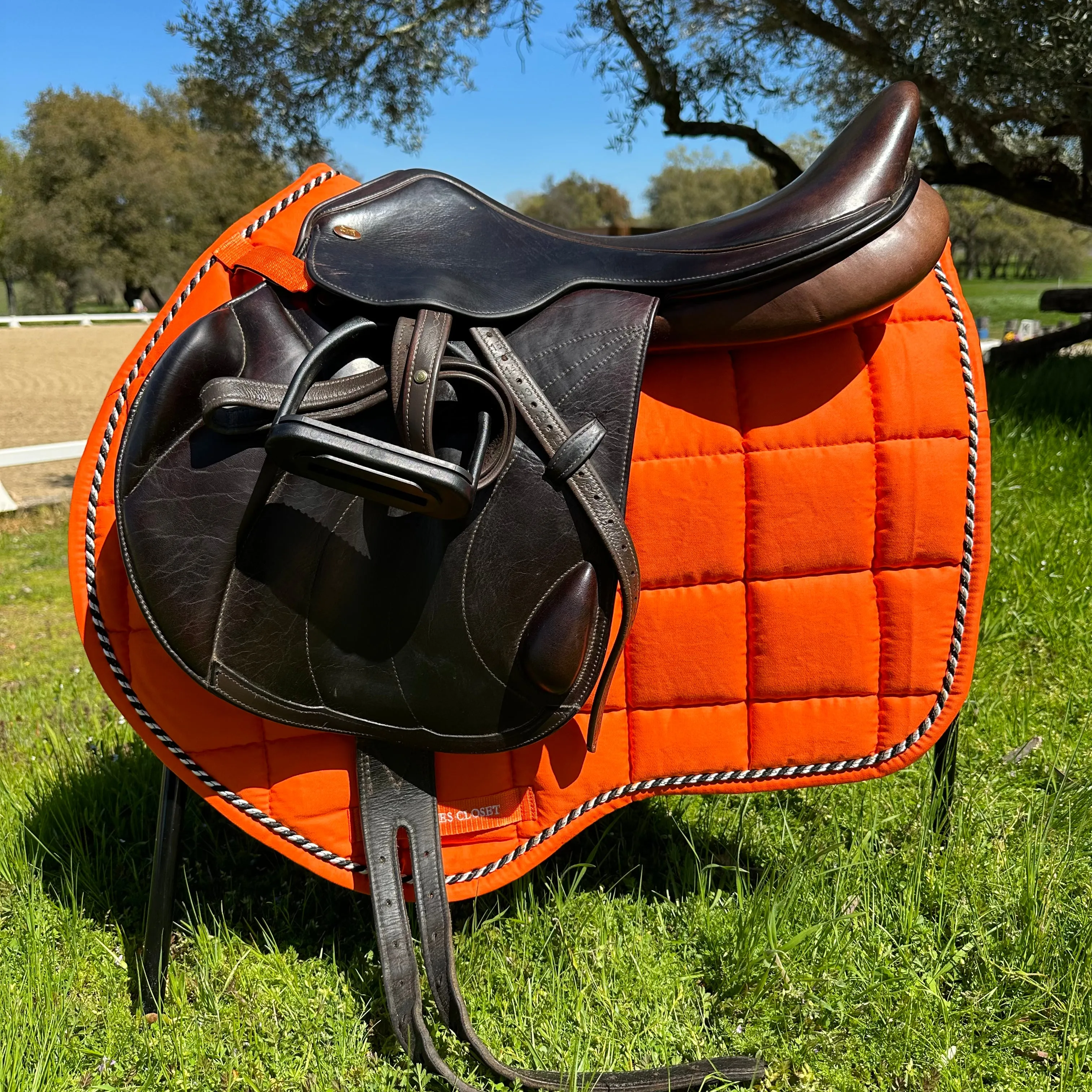 Classic Line Orange Jump AP Saddle Pad
