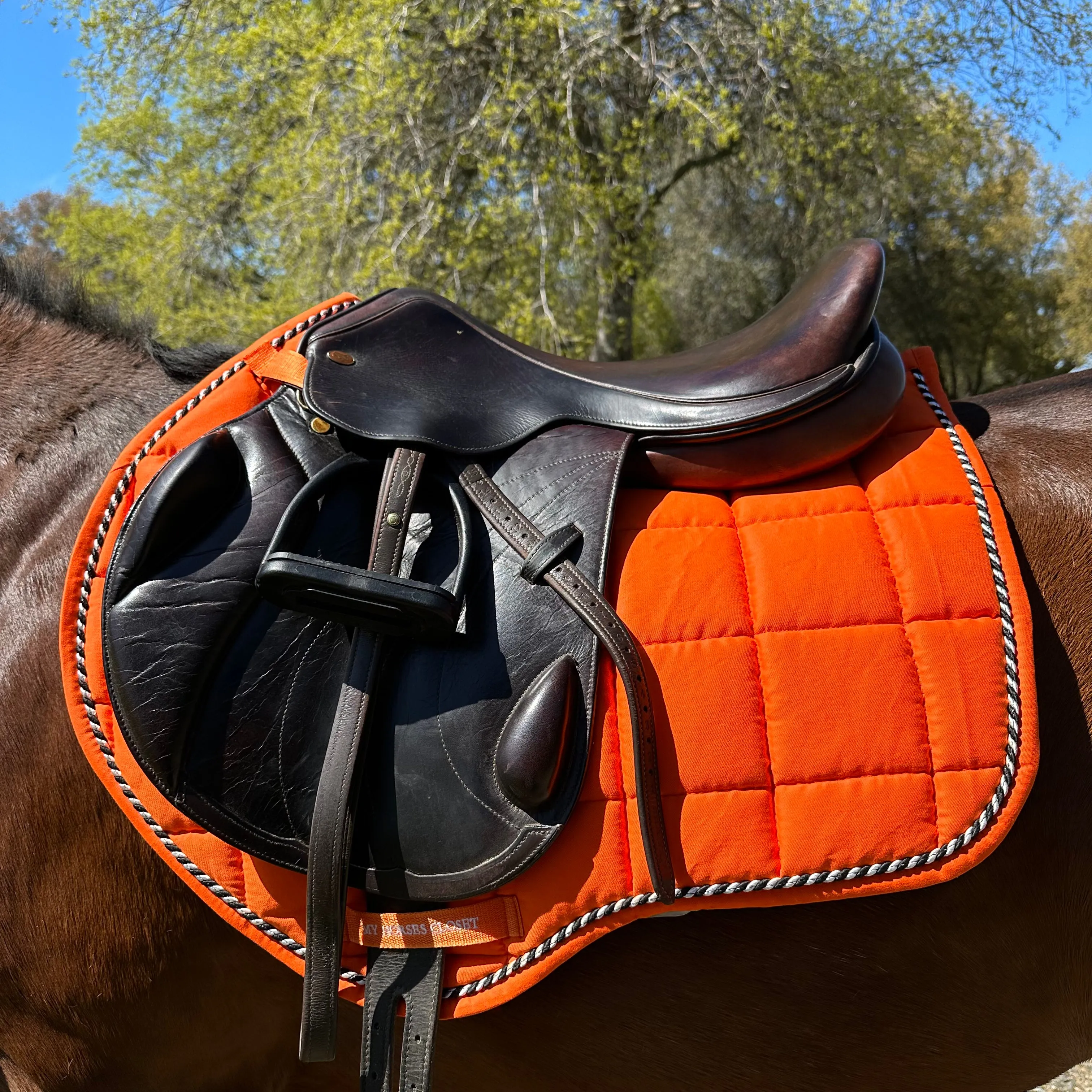 Classic Line Orange Jump AP Saddle Pad