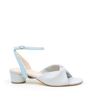 Cloud Grey Lo Twist Sandal   Agate Blue Marilyn Strap