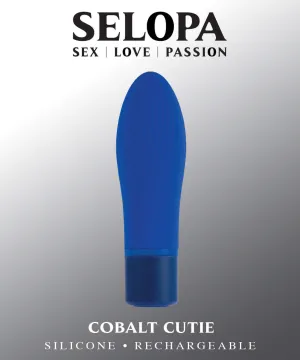 Cobalt Cutie: Powerful Textured Bullet Vibrator for Intense Pleasure