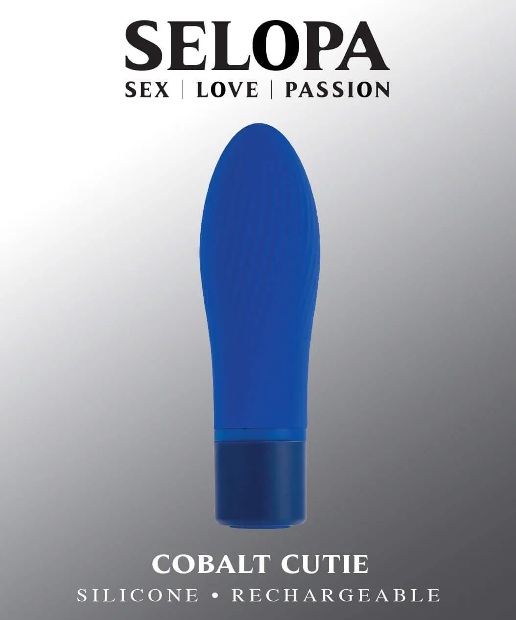 Cobalt Cutie: Powerful Textured Bullet Vibrator for Intense Pleasure