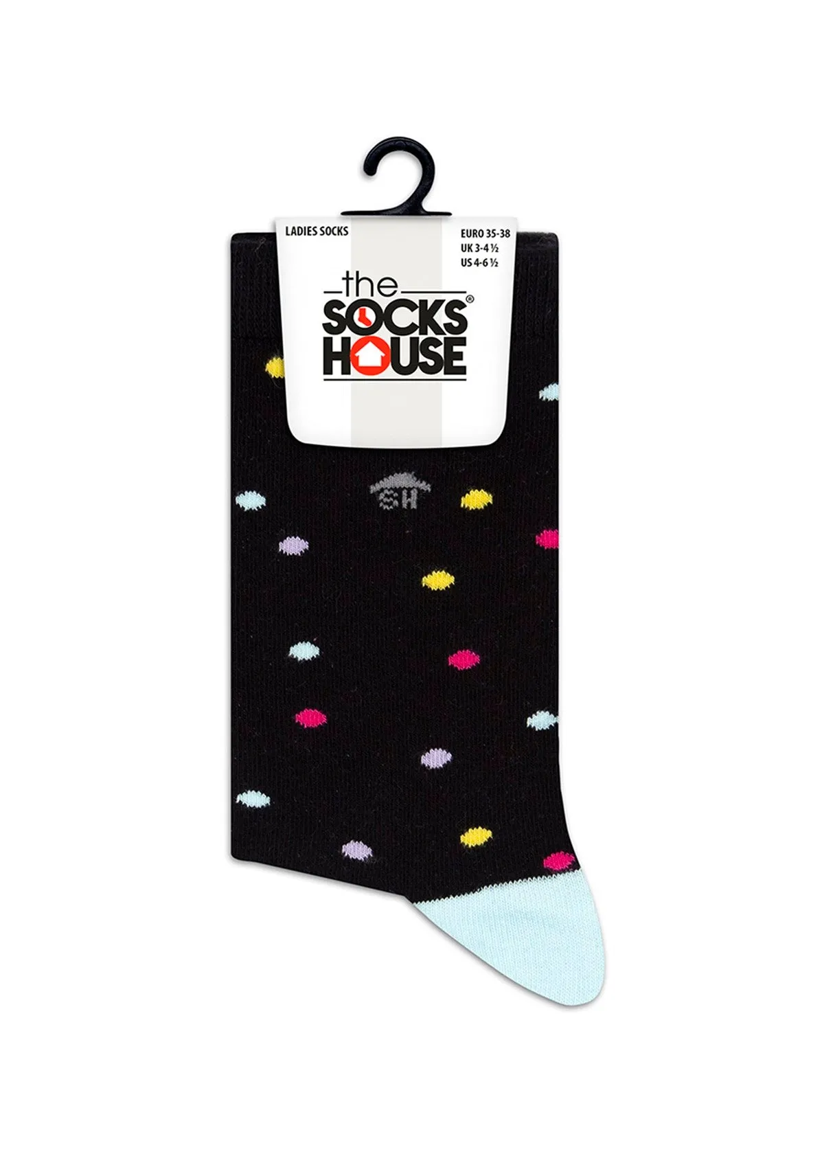 Colored Dots Design Women Socks